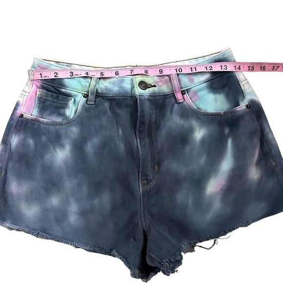 PacSun ~ High Rise Festival Tie Dye Cutoff shorts ~ size 27 - Picture 10 of 12